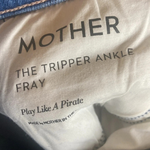 Mother Denim The Tripper Ankle Fray Play Like a Pixie Sz 25 - Picture 4 of 5